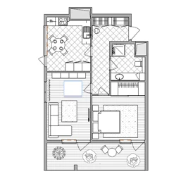Планировка: Семейная квартира, 116 м², Edicon Bosforus
