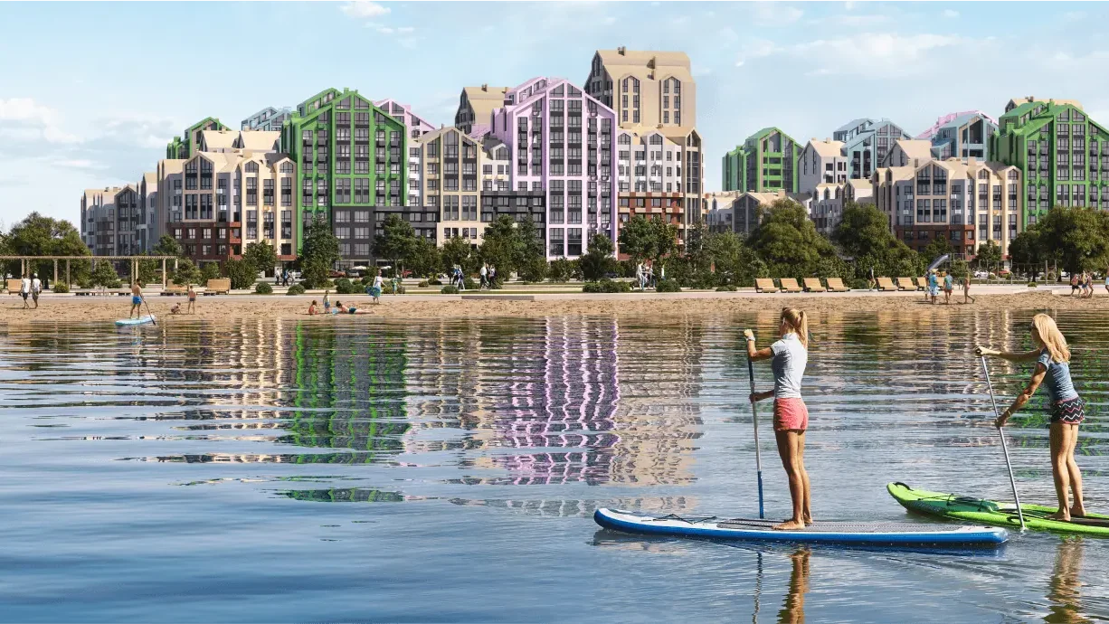 Иллюстрация жилой архитектуры для карточки Moinaco Riviera