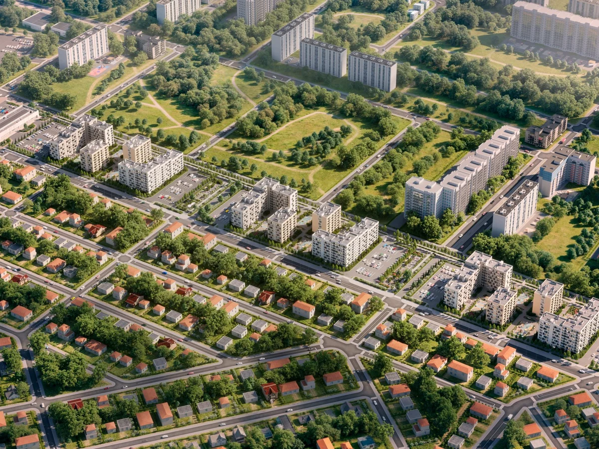 Расположение квартала в Евпатории